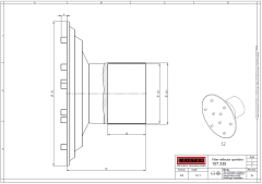 107.335 | Flat Sieve Reflector | 5.9" | 150 mm