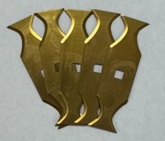 AS-RKBG Roofer's knife bowtie blades 