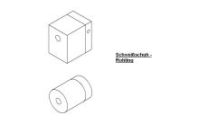 D-0224 - 30x40x50mm unshaped welding shoe