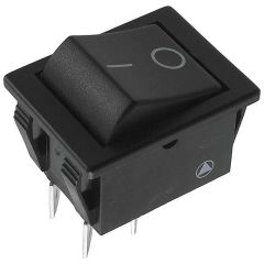 Rocker switch with collar, on/off for Uniroof AT