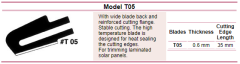 T05 thermocutter blade