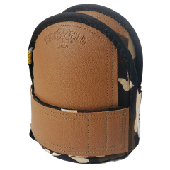 Troxell Supersoft Black Leather Knee Pads - Large